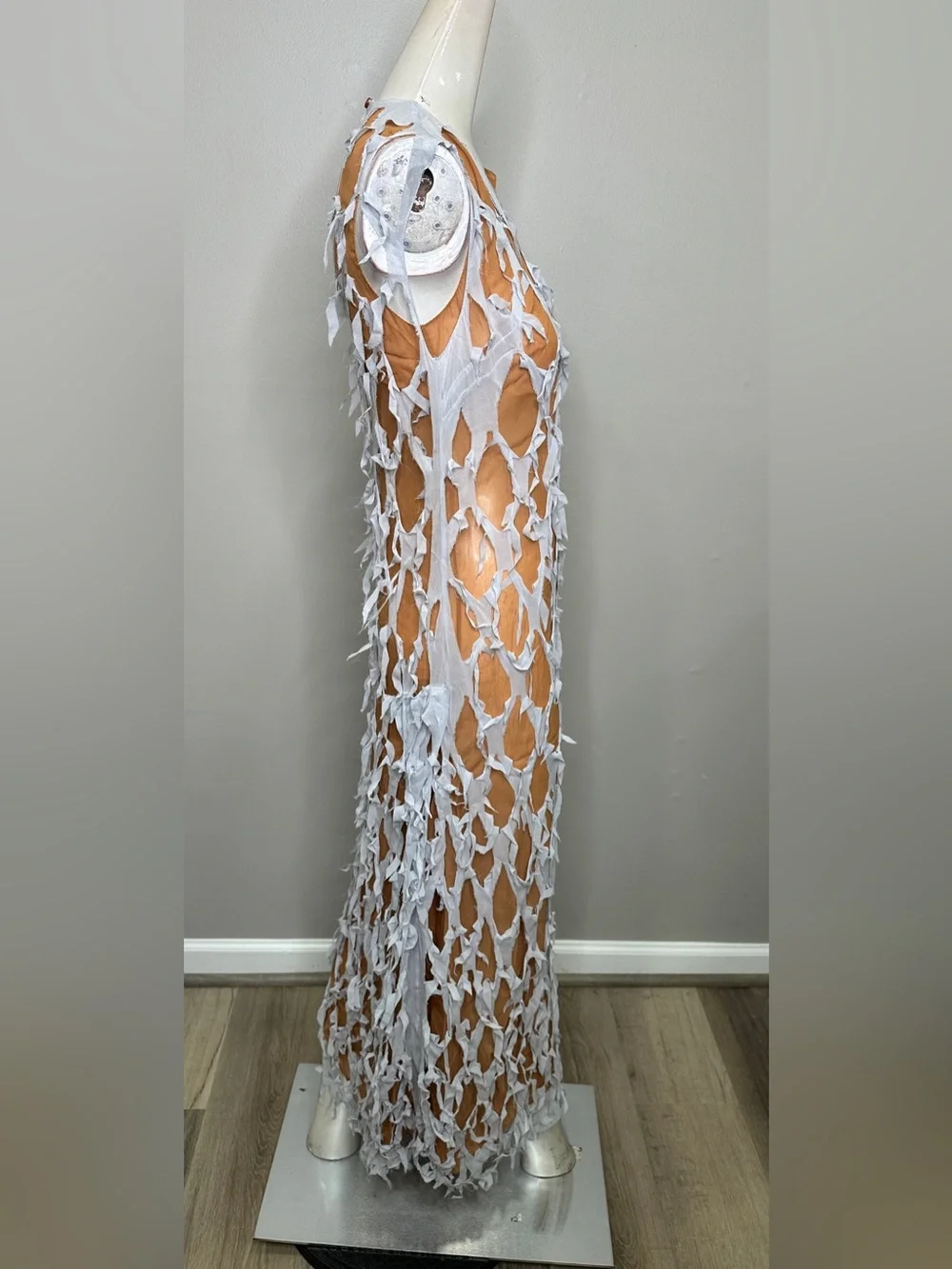 Maison Margiela Cut-Out Silk Dress Size IT 36 / US 0 $2160 - Picture 7 of 10